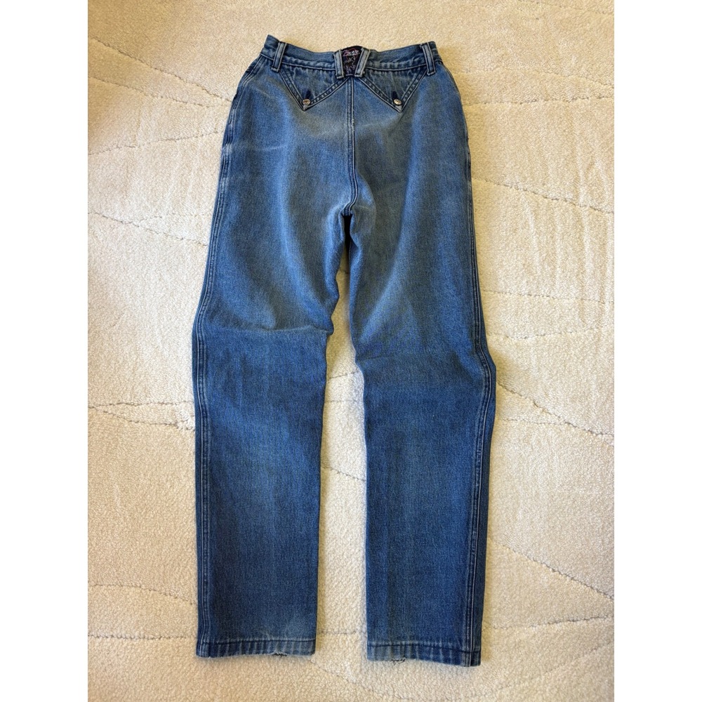 Vintage Blaze Blackfire Western Jeans Women's 5/26 High Rise Rodeo 100% Cotton - Picture 4 of 8